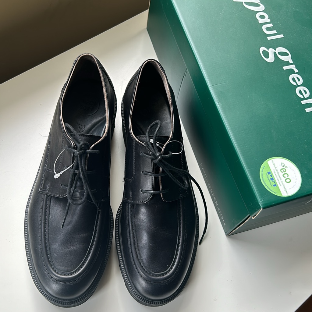 Paul Green Leather Oxfords Brand New Lace Up